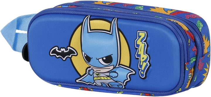 KARACTERMANIA Batman Zap-3D Double Compartment Pencil Case (04491)