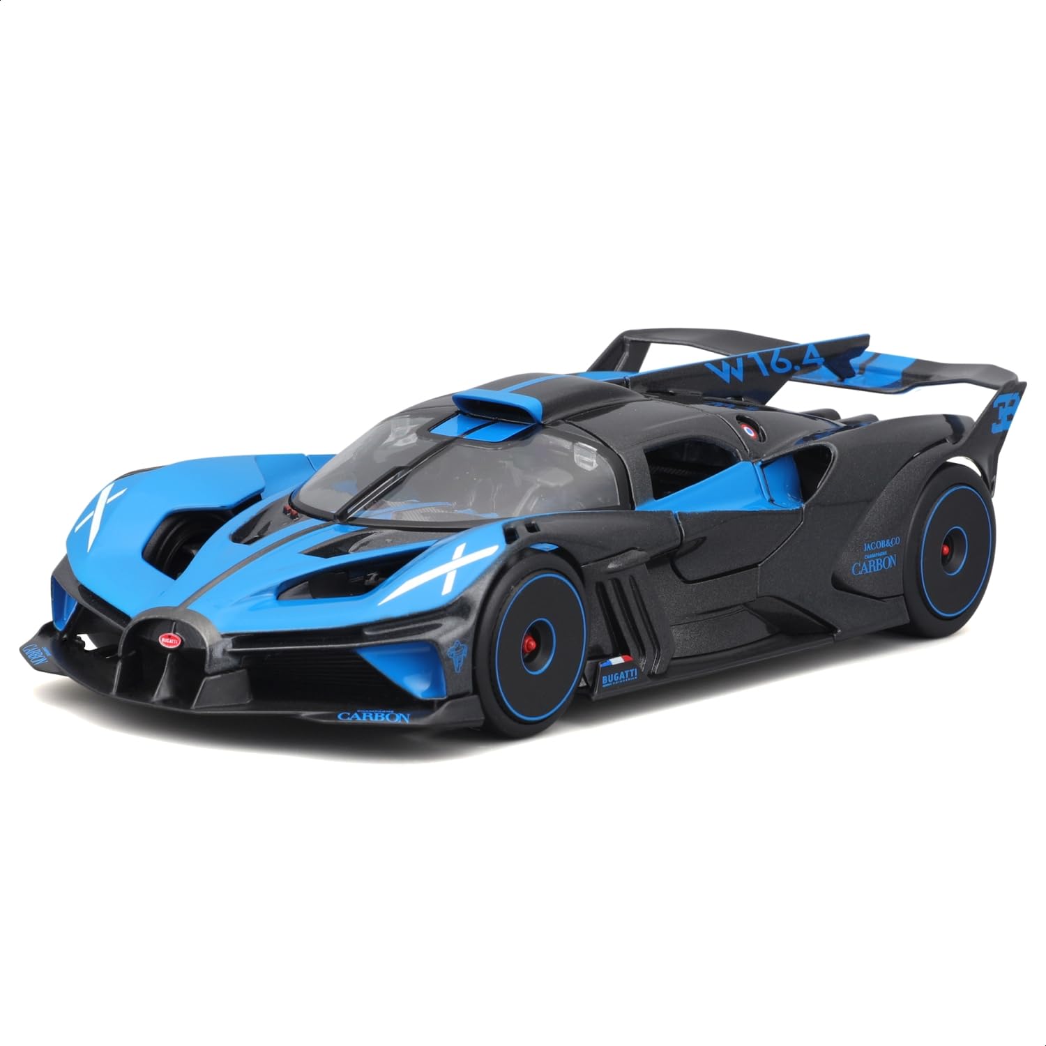 Maisto BUGATTI BOLIDE Super Car Model - 1:24 Scale Die-Cast | Opening Doors