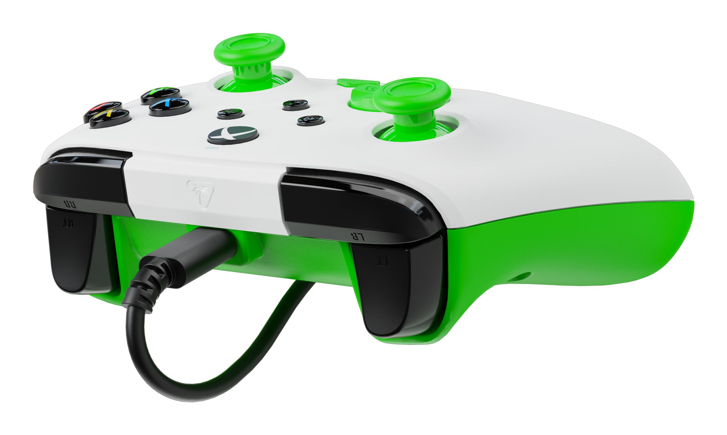 Turtle Beach Rematch Core White and Green Wired Gaming Controller with Audio Controls, Rumble Motors and Impulse Triggers – Licensed for Xbox Series X or S, Xbox One and Windows PCs 5