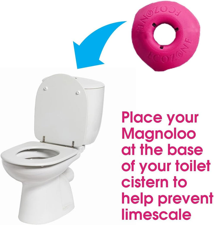 Ecozone Magnoloo Anti Limescale Treatment for Toilets - Pack of 2