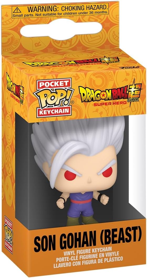 Funko Dragon Ball Super Super Hero Gohan UI Vinyl Keychain (75640)