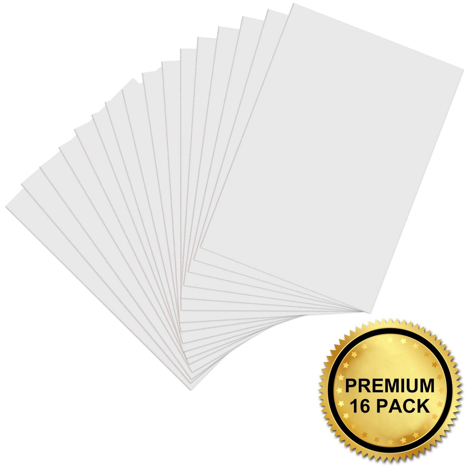 ASelected 16 Pack A3 Foam Board - 5mm Thick White Polystyrene Sheets for Crafting & Display 7