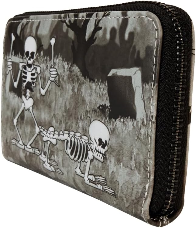 Loungefly Disney Skeleton Dance Zip Around Wallet (WDWA3111)