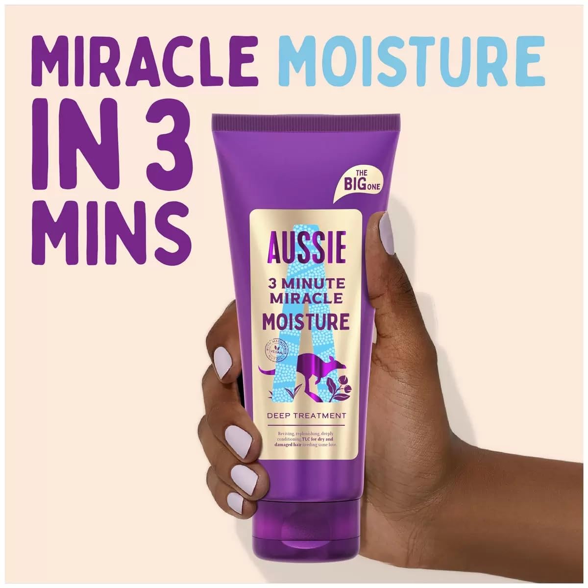 Aussie 3 Minute Miracle Deep Treatment Hair Mask with Macadamia Nut Oil - 350ml