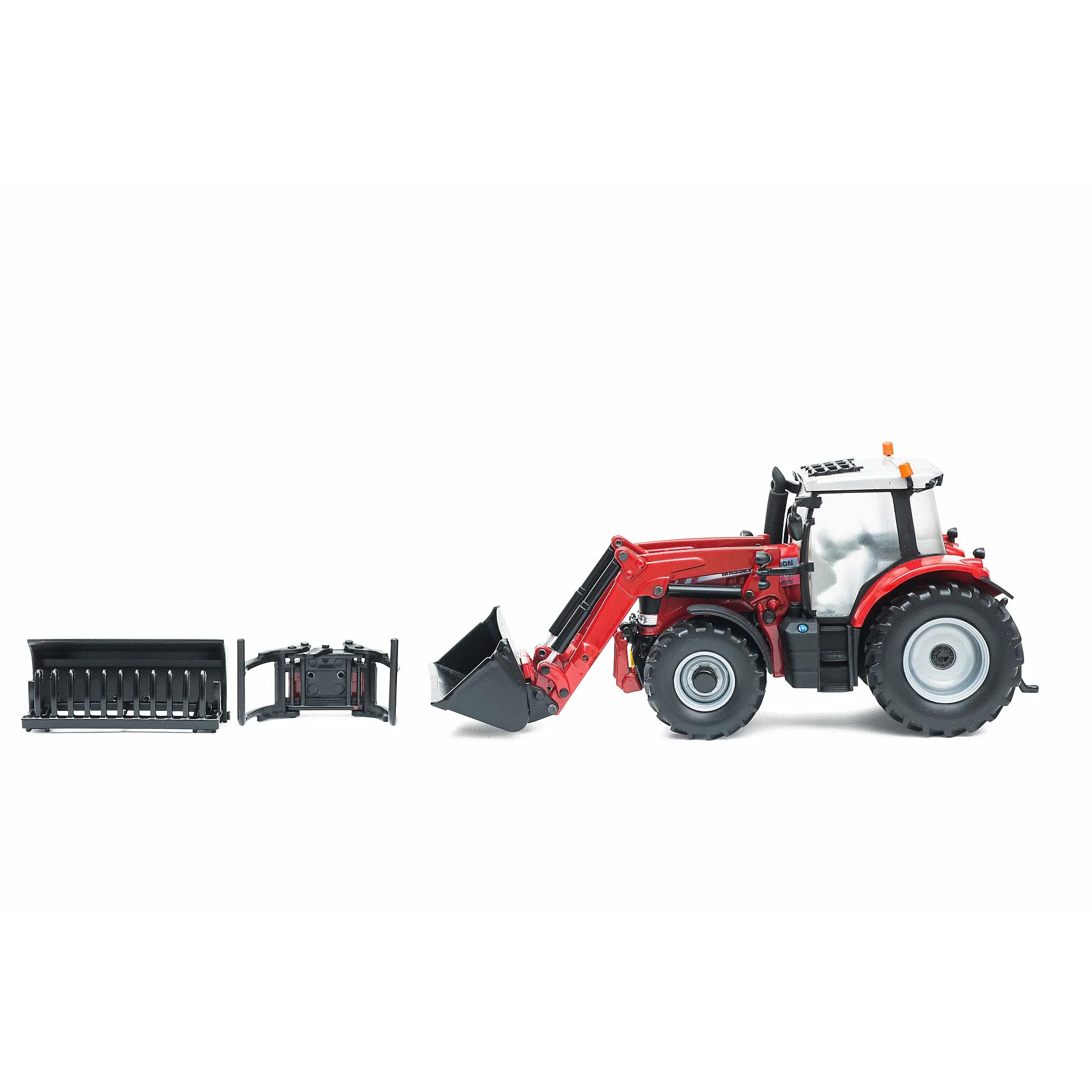 Britains 1:32 Massey Ferguson 6616 Tractor with Front Loader Toy Model 43082A1 2