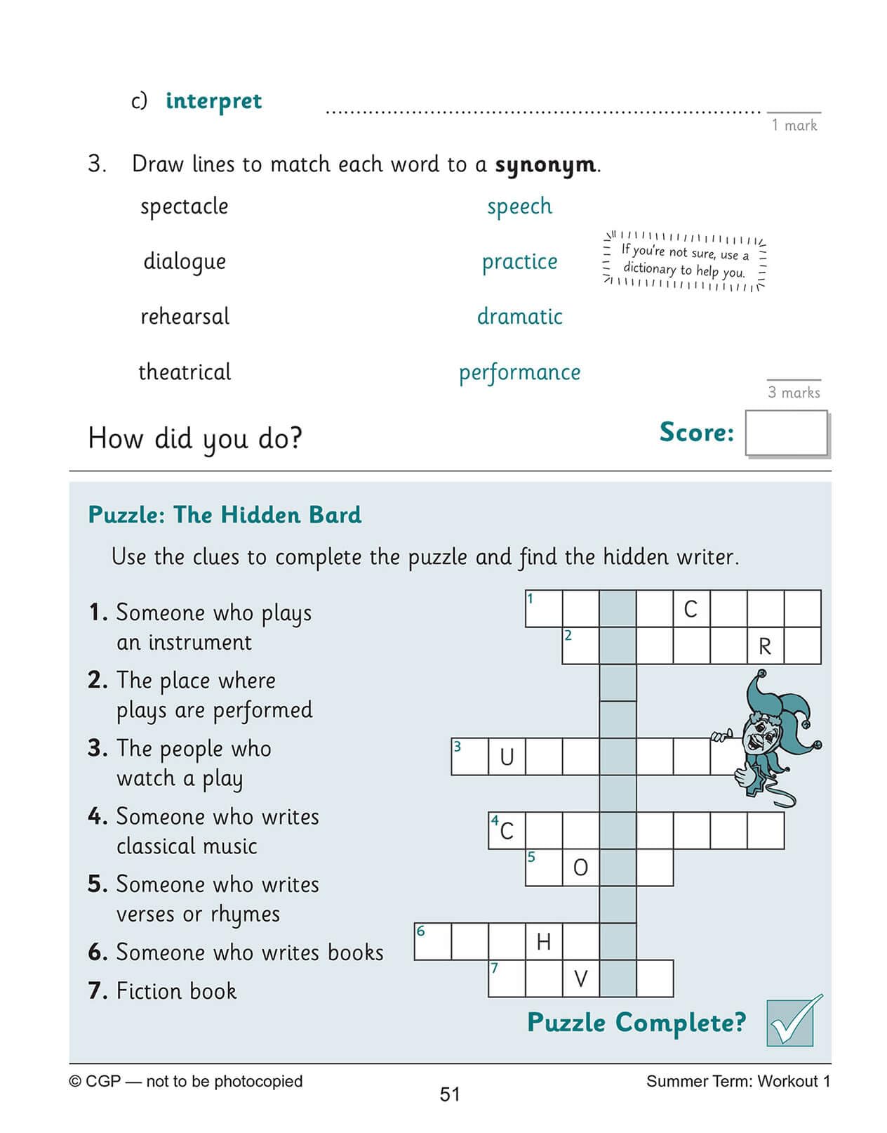 CGP Books New KS2 English 10-Minute Weekly Workouts - Year 5 Spelling & Vocabulary | Ages 9-10 7