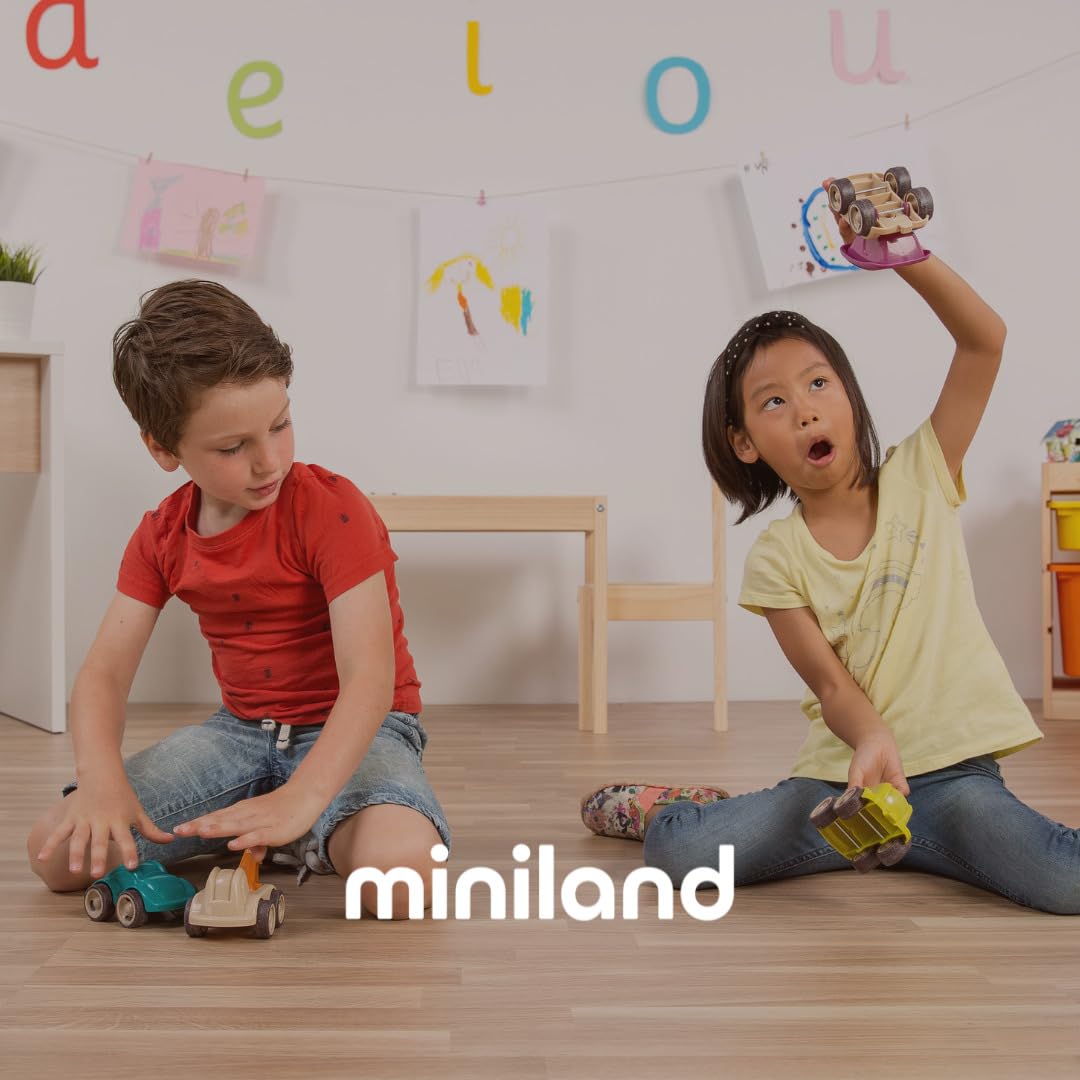 Miniland Assorted Trowels Set (4-Piece) in Bag | Flexible Plastic | Ages 18 Months to 6 Years 2