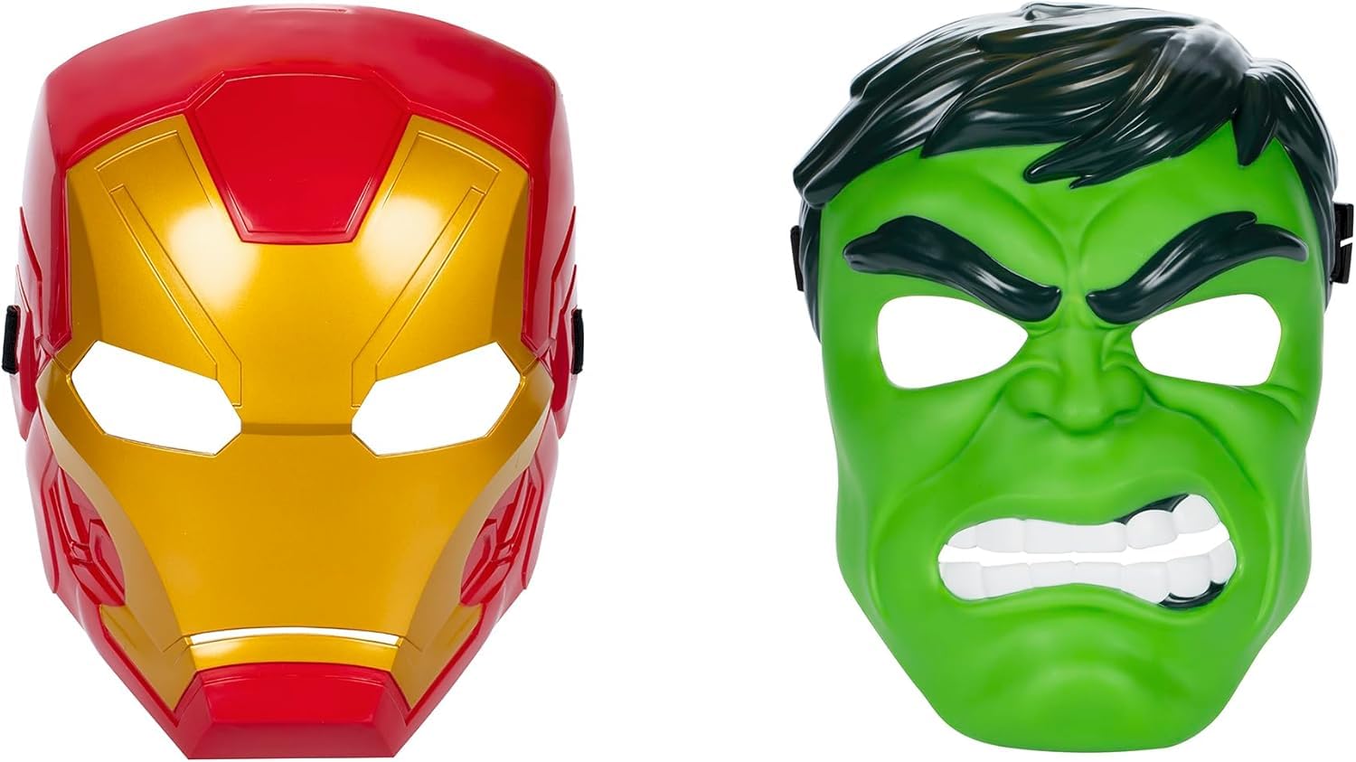 Marvel Press Avengers Hero Mask Multipack - Iron Man & Hulk 2-Pack for Ages 5+