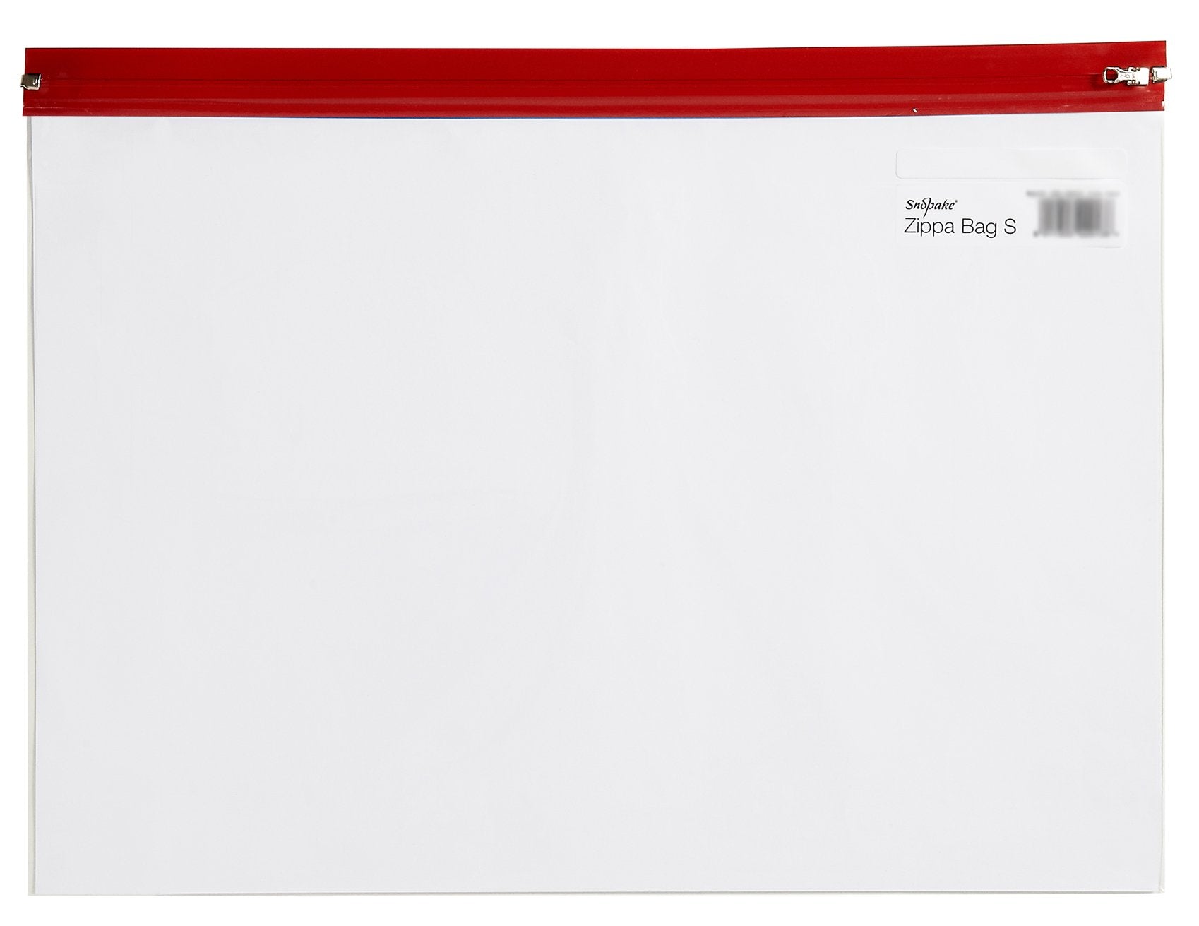 Snopake A5 Zippa-Bag 'S' Classic File Pocket with Write-On Label | Pack of 5 | Polyethylene 7