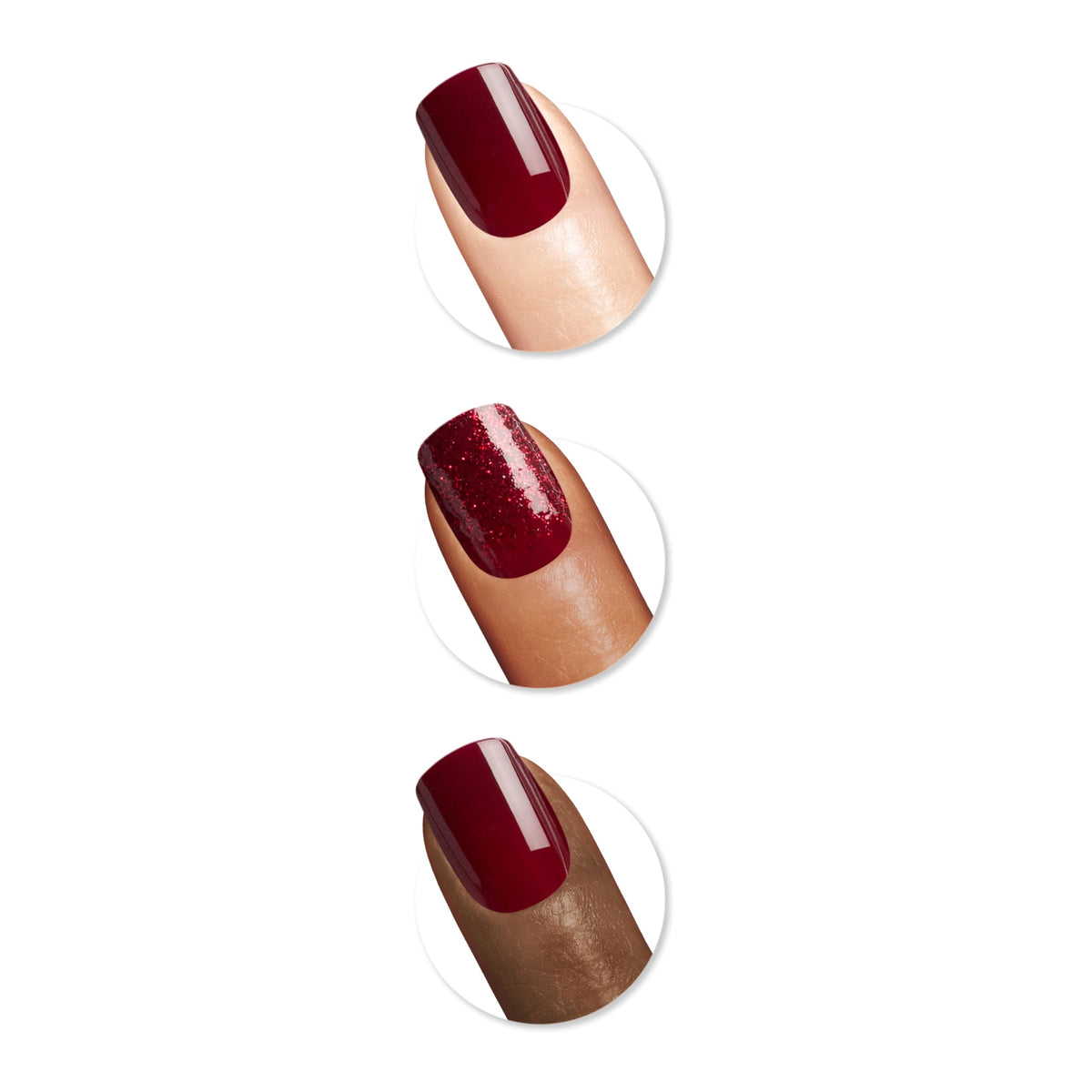 Sally Hansen Salon Effects Press-On Nails - Infra Red, 30 Count
