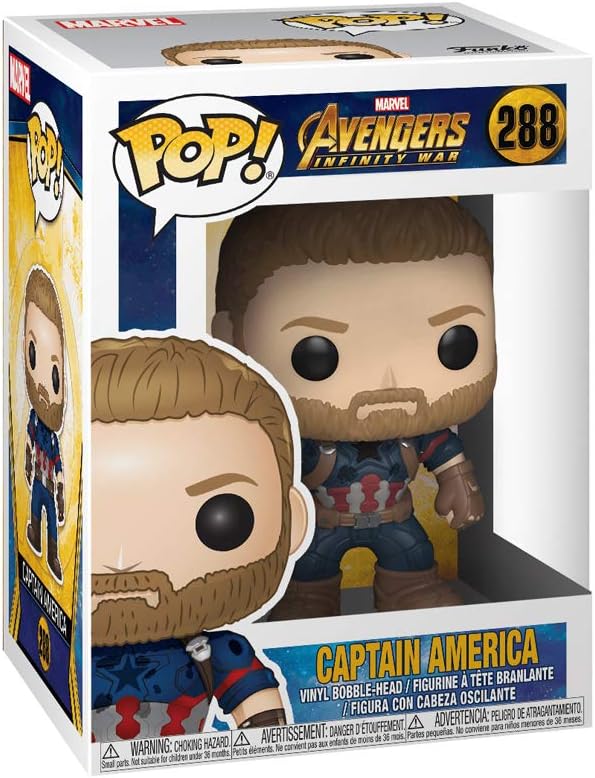 Funko Pop! Marvel Avengers: Infinity War - Captain America Vinyl Figure (26466)