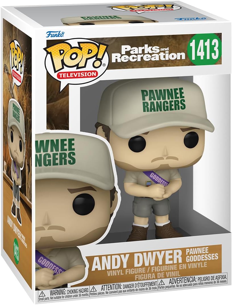 Funko Pop! TV: Parks and Recreation - Andy Dwyer with Sash Vinyl Figure (72654)