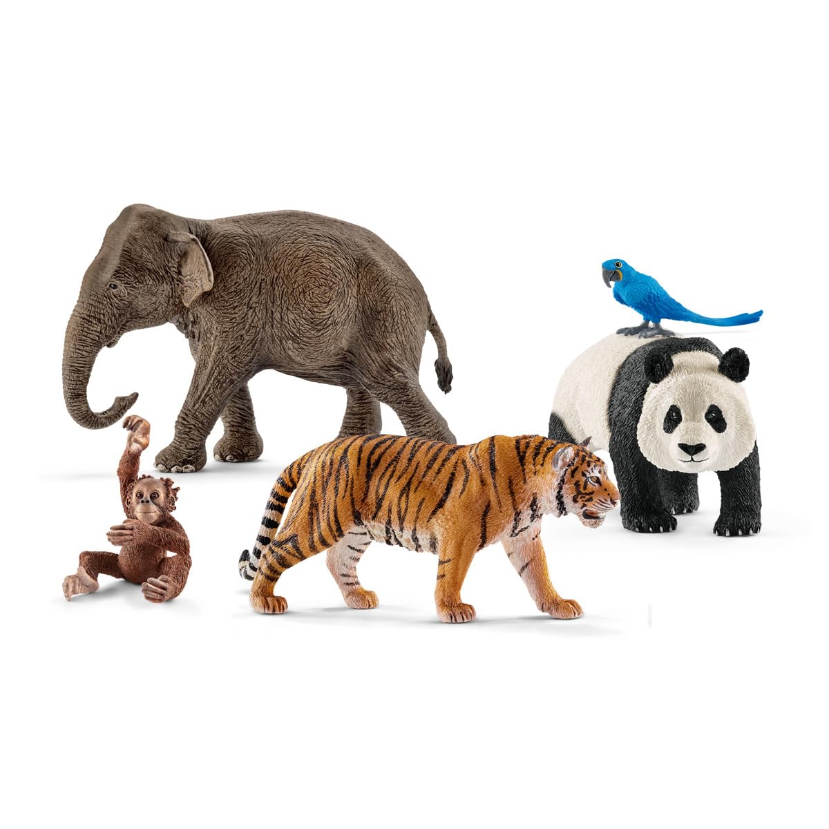 SCHLEICH Wild Life - 5 PC Jungle Animals Figurines Playset for Kids 3+ 1