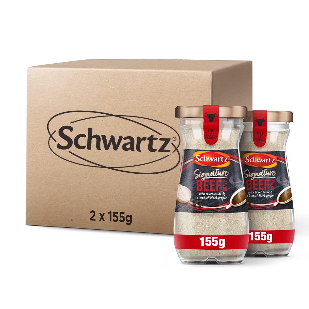 Schwartz Signature Beef Gravy 155 G | Pack of 2 | Roast Beef Flavour Instan 1