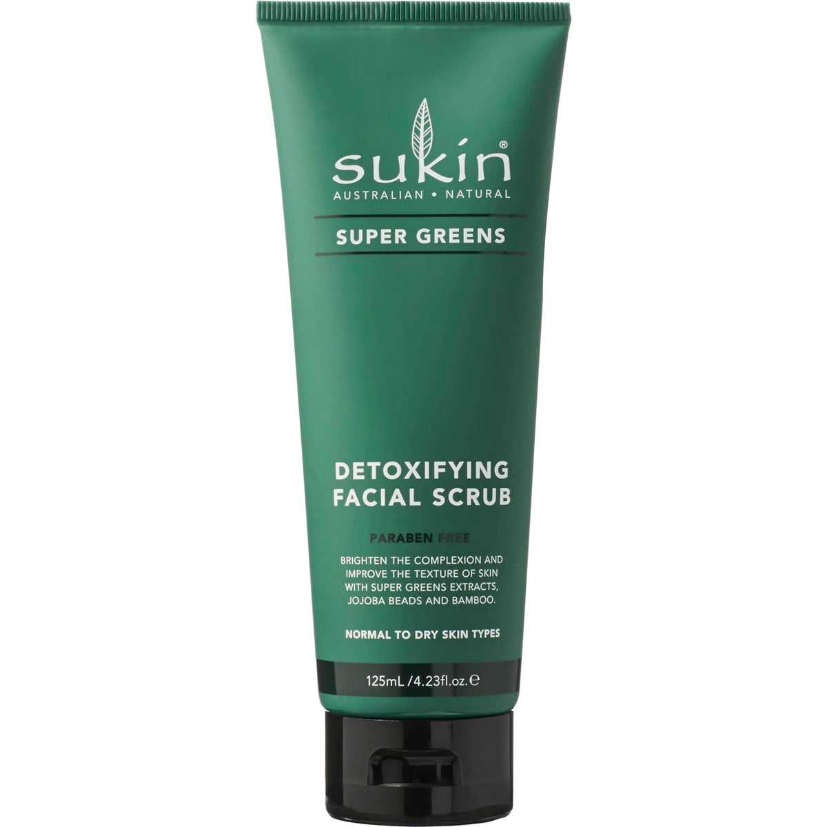 Sukin Super Greens Detoxifying Facial Scrub - 125ml