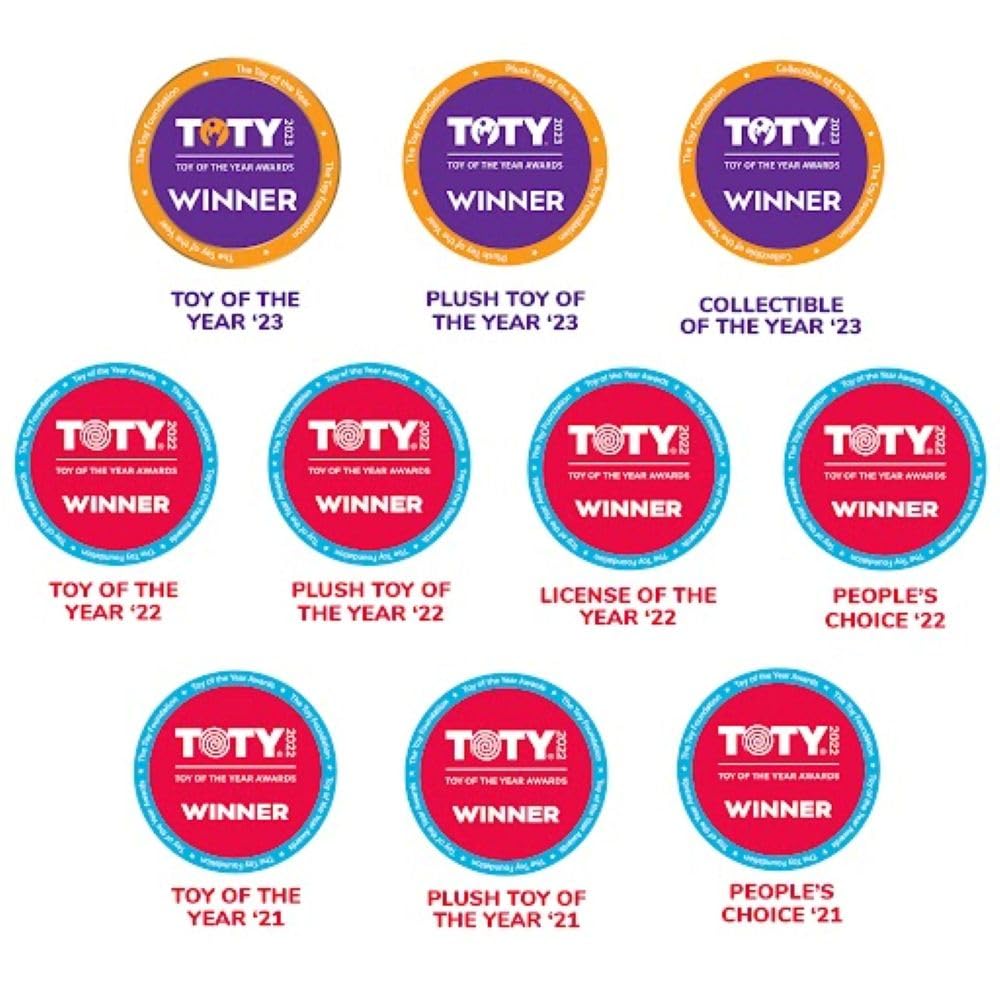 Squishmallows 8-Inch Mystery Pack - 3 Ultrasoft Plush Stuffed Animals for Ages 3+