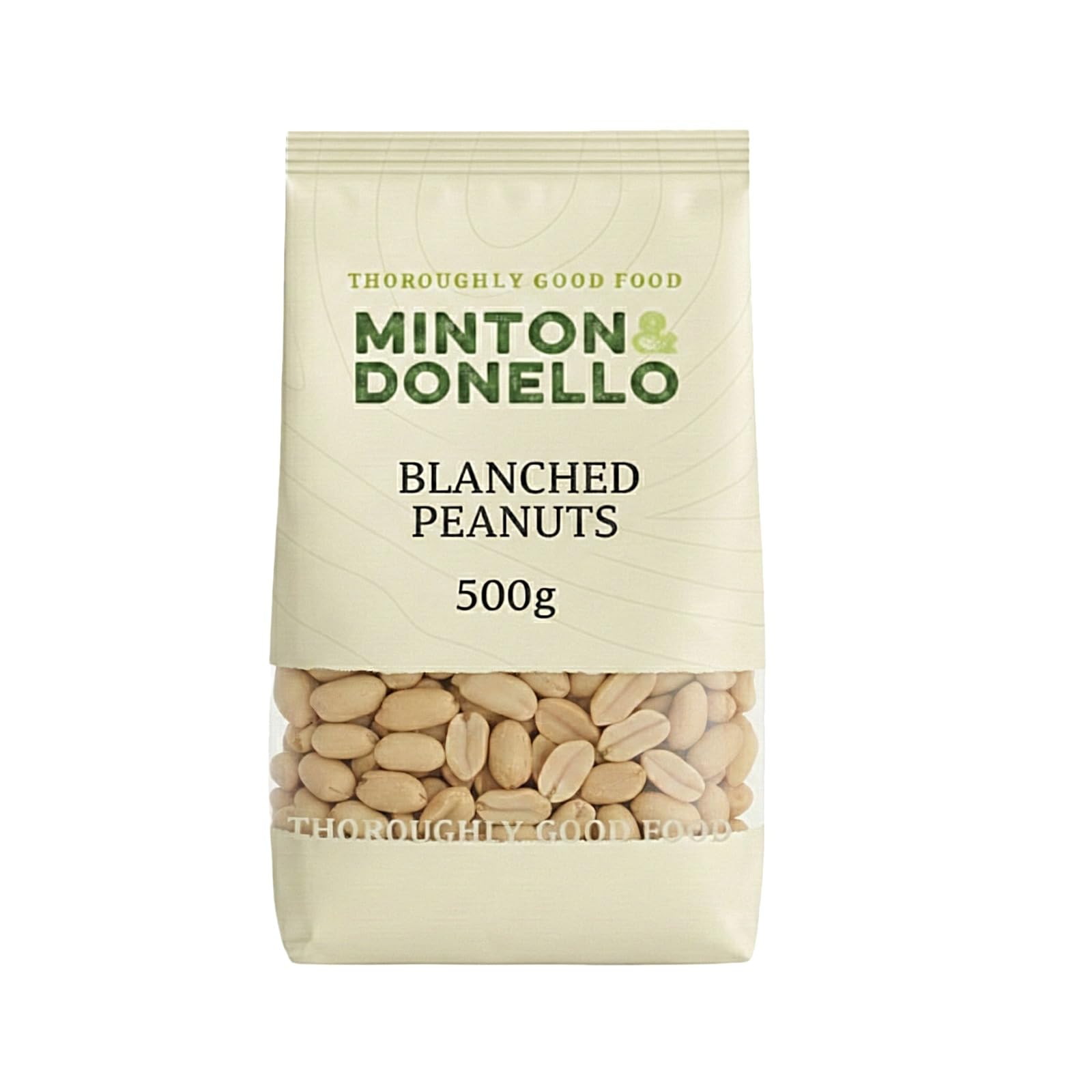 Minton & Donello Blanched Peanuts - Skinless, High Protein | 500g Pack 1