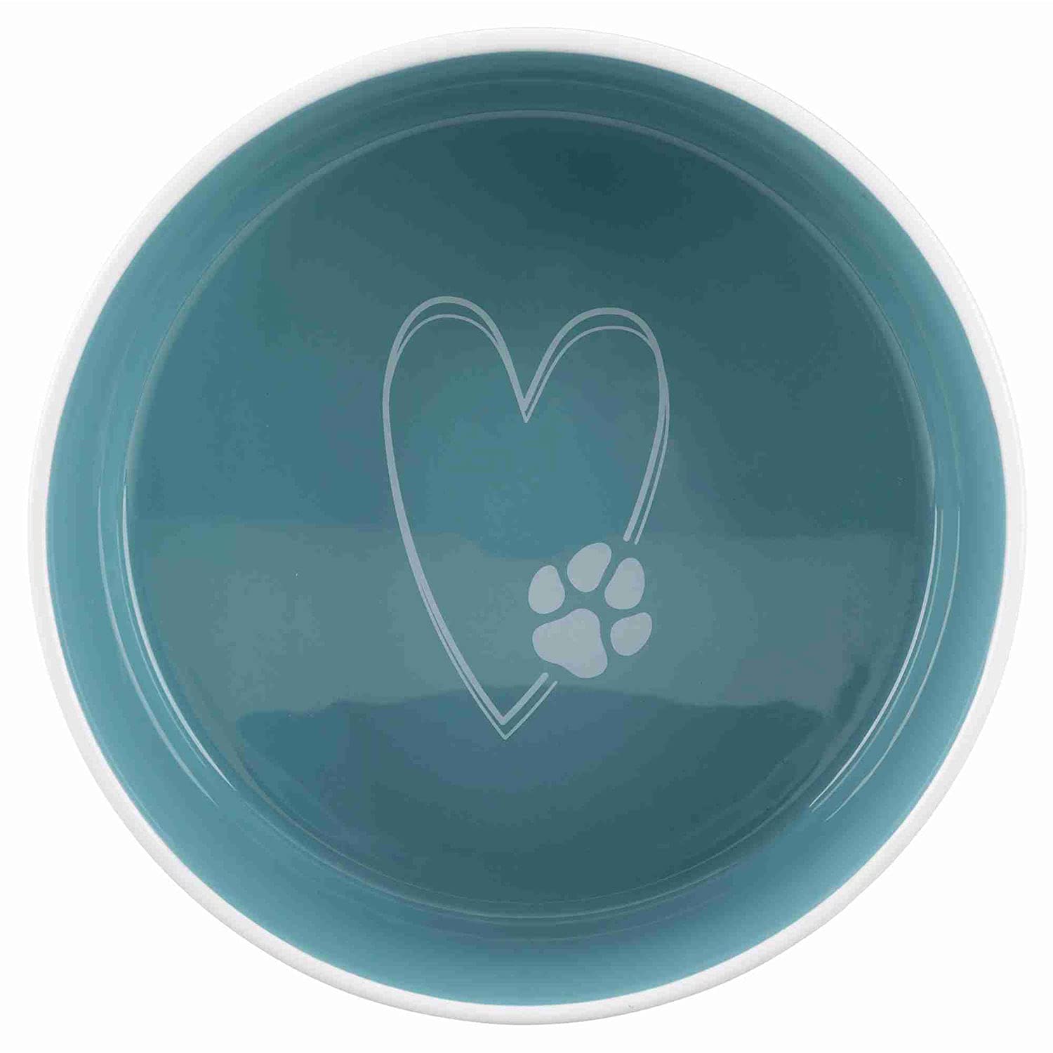 TRIXIE Junior Ceramic Bowl - 0.3L Capacity | 12 cm Diameter | Non-Slip Base