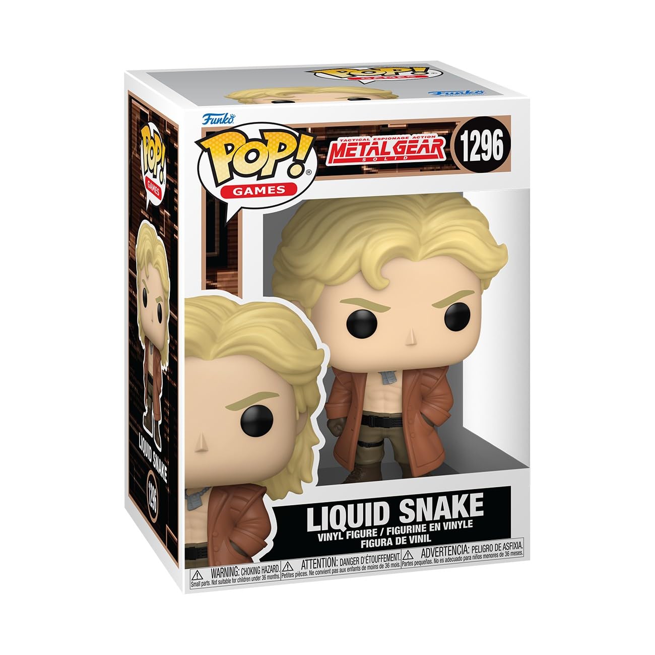 Funko POP! Games: Liquid Snake - Metal Gear Solid Collectible Vinyl Figure | Approx 3.75 in 1