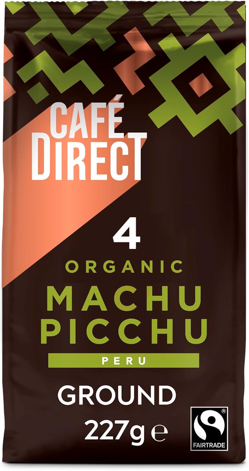 Cafédirect Machu Picchu Organic Fairtrade Ground Arabica Coffee 227g (Pack of 6) 1