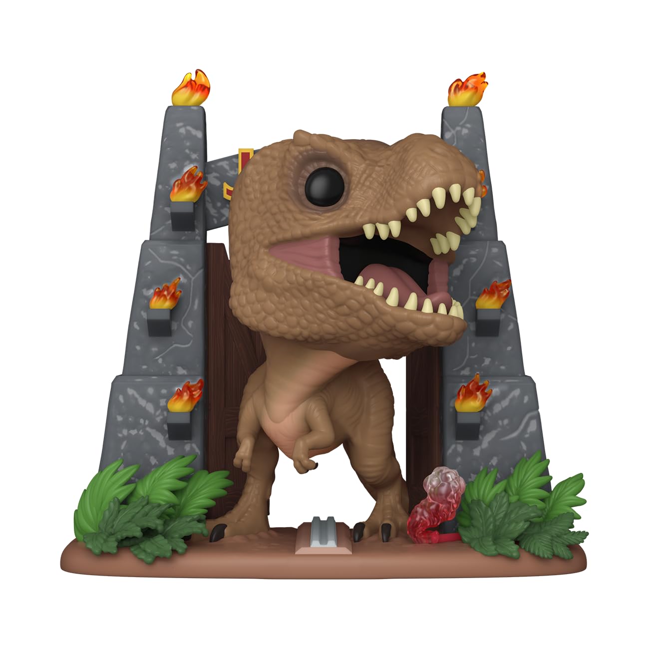 Funko Pop! Deluxe: Jurassic Park - T-Rex w/Gates Vinyl Figure 9