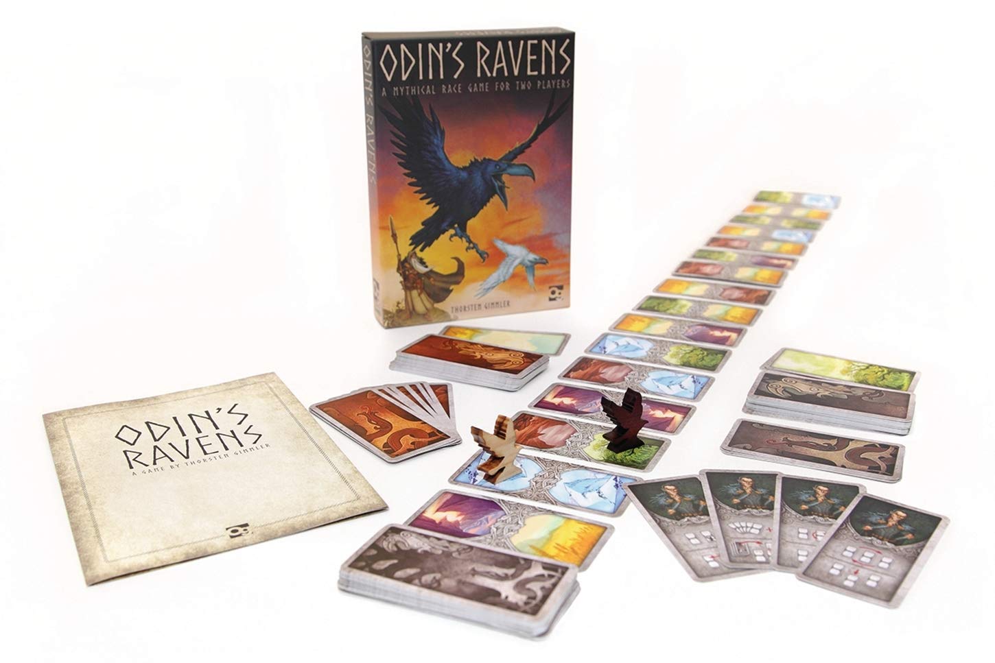 Osprey Games Odin's Ravens Board Game | Ages 10+ | 2 Players | 15-30 Min 1