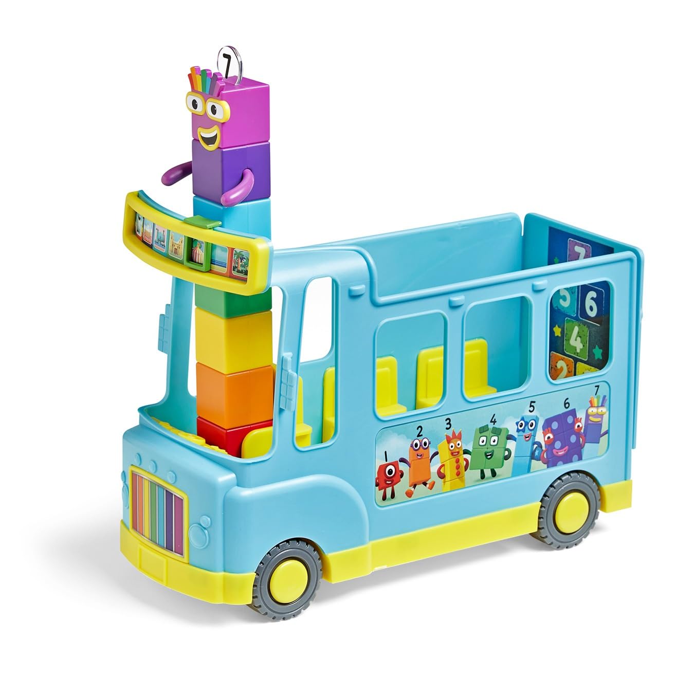 Learning Resources Numberblocks Rainbow Counting Bus Playset | Ages 3+ | Includes Seven Figure