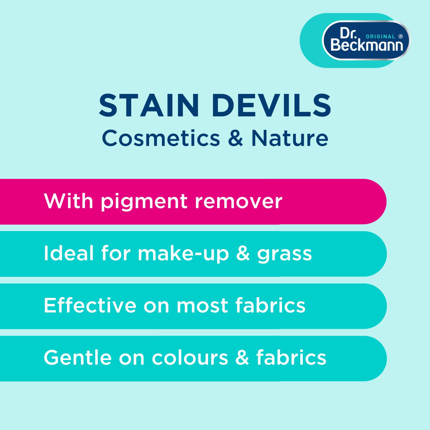 Dr. Beckmann Stain Devils - Mud, Grass & Make-Up Remover Liquid | 50ml