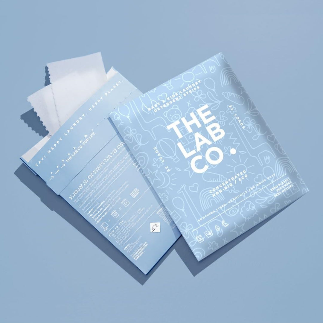 The Lab Co. - Laundry Detergent Strips (32 Loads, Eco Ultra-Concentrated)