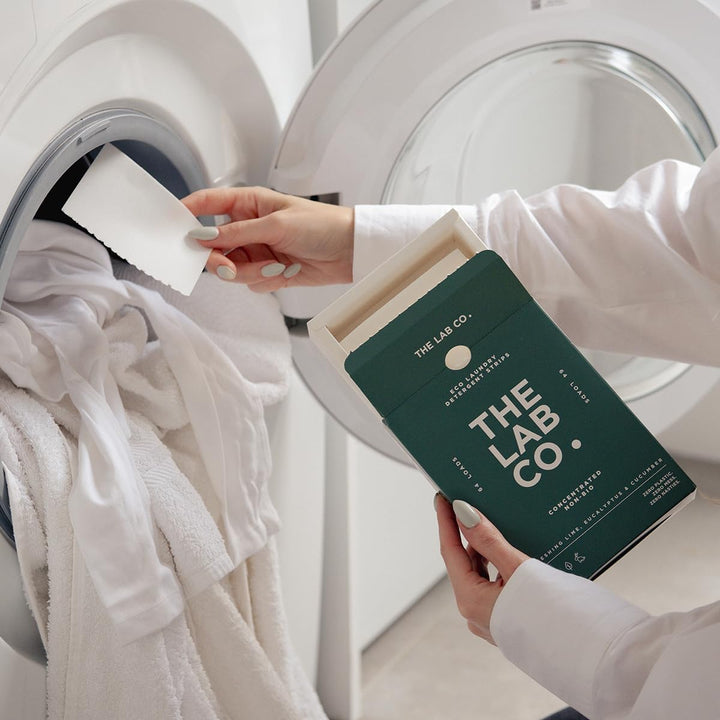 The Lab Co. - Laundry Detergent Strips Sheets (64 Loads, Eco Ultra-Concentrated)