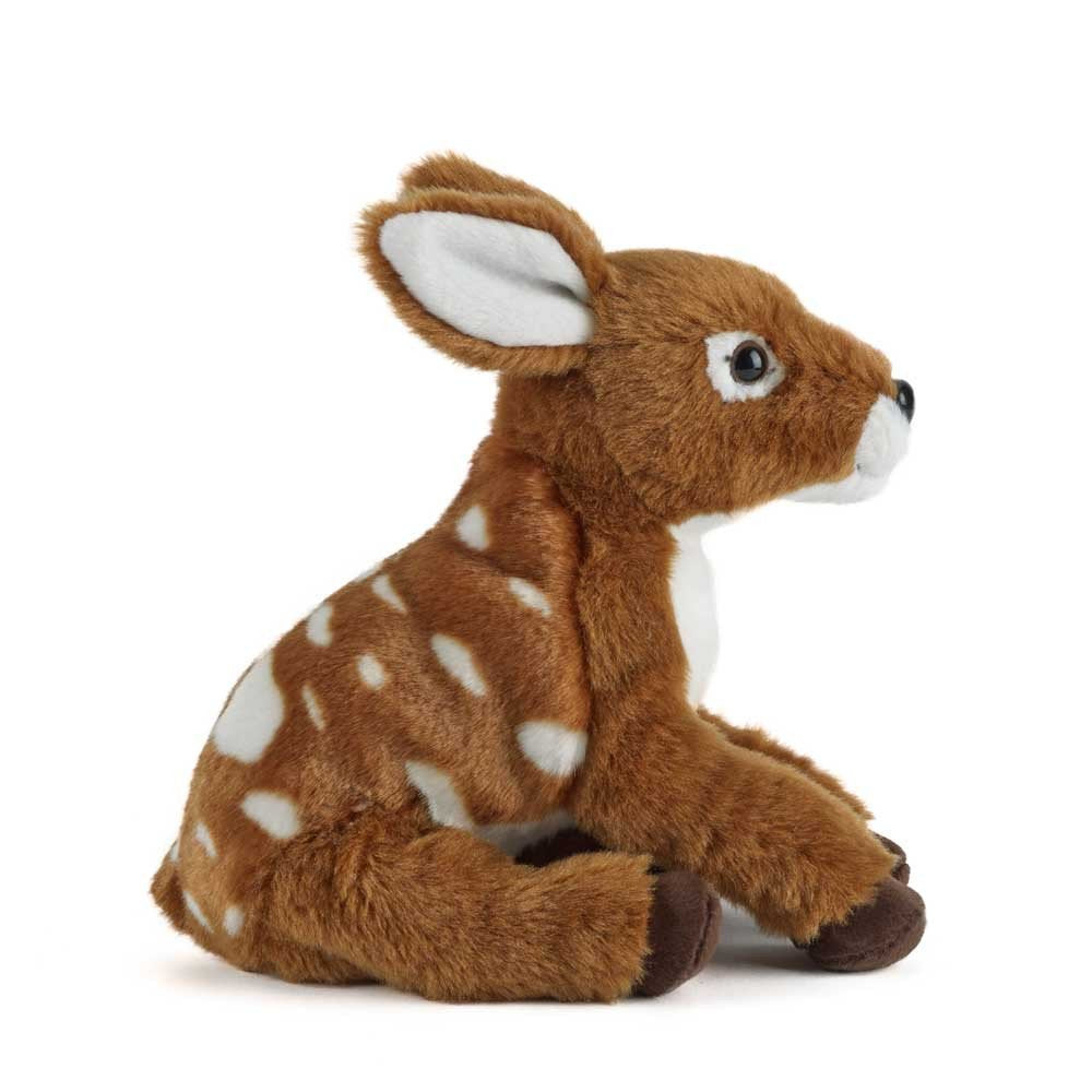 Living Nature Fawn Baby Deer Soft Toy - Realistic Detail, Eco-Friendly, 21cm