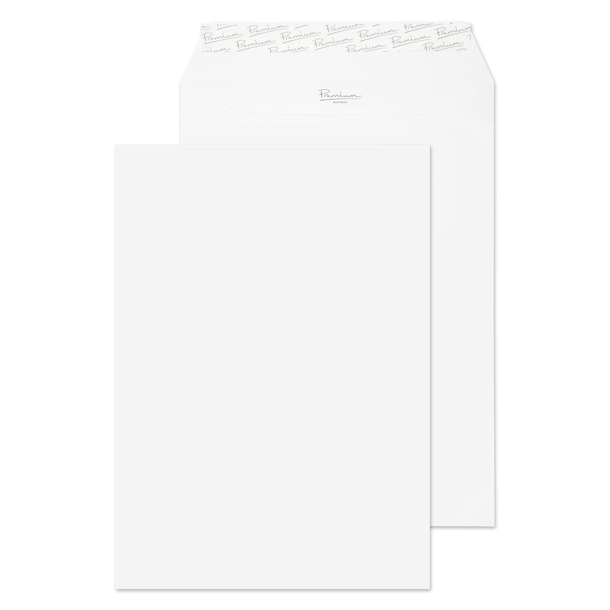 Blake Premium Business C4 Pocket Envelopes - 120 gsm FSC Certified | Peel & Seal | Ice White Wove (20 Pack)