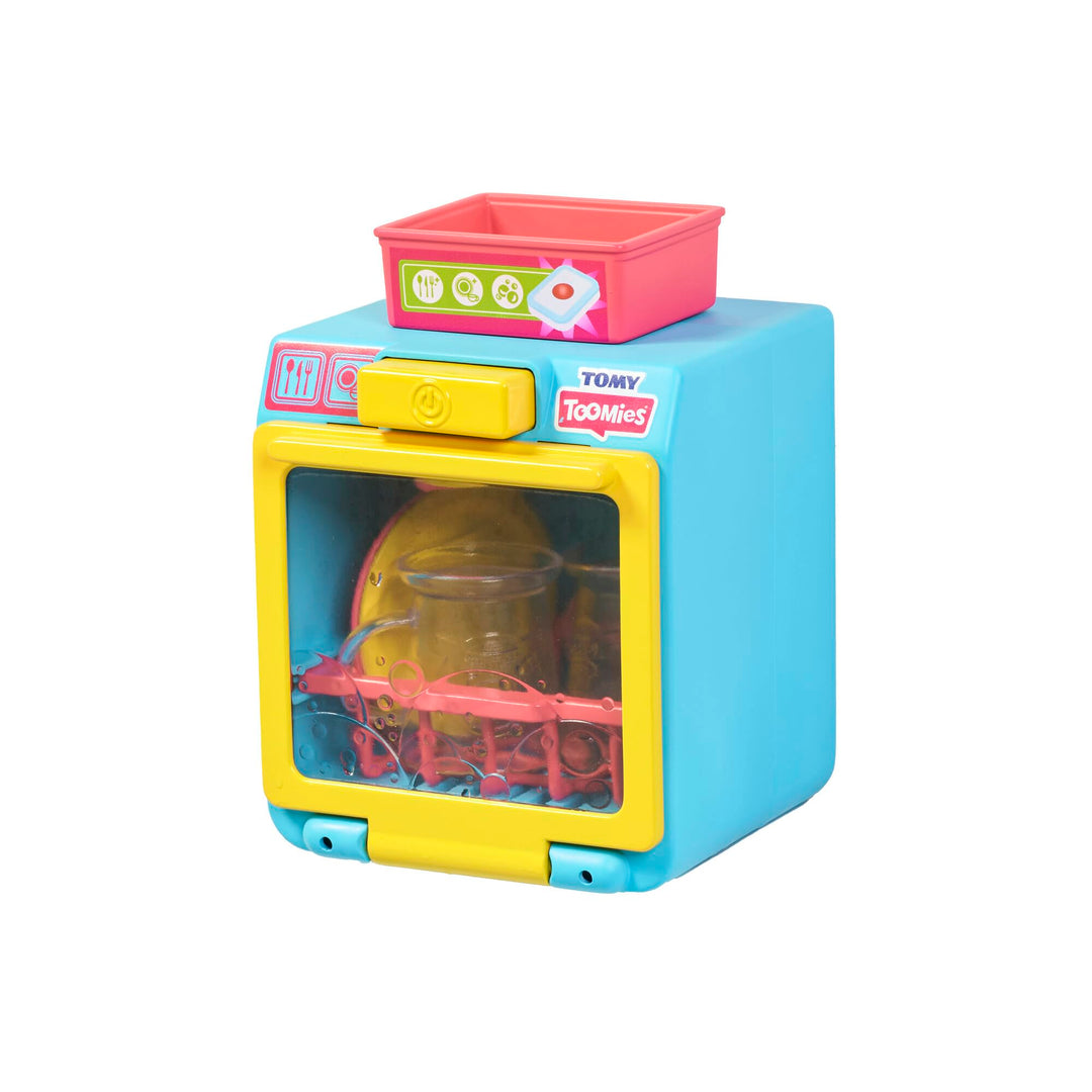 TOMY Toomies Spin & Splash Dishwasher – Interactive Bath Toy for Toddlers 18M+