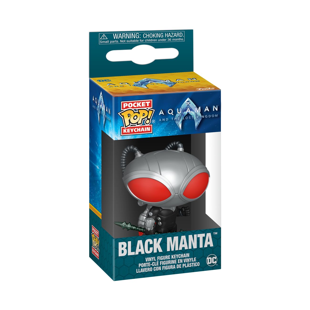 Funko Pop! Vinyl Keychain: DC - Black Manta - Aquaman - Collectible Mini Figure - Official Merchandise 3