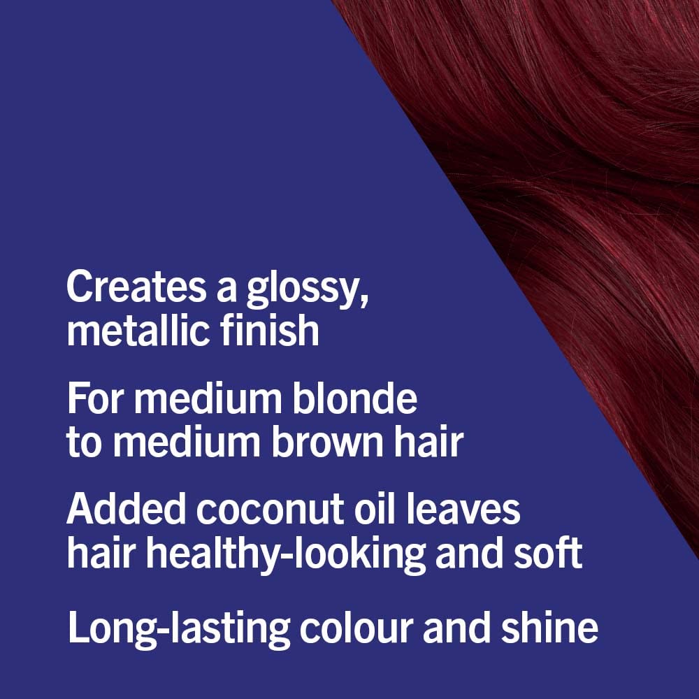 Schwarzkopf LIVE Urban Metallics Ruby Glaze U68 Permanent Hair Dye - Vibrant Metallic Red with Coconut Oil 5