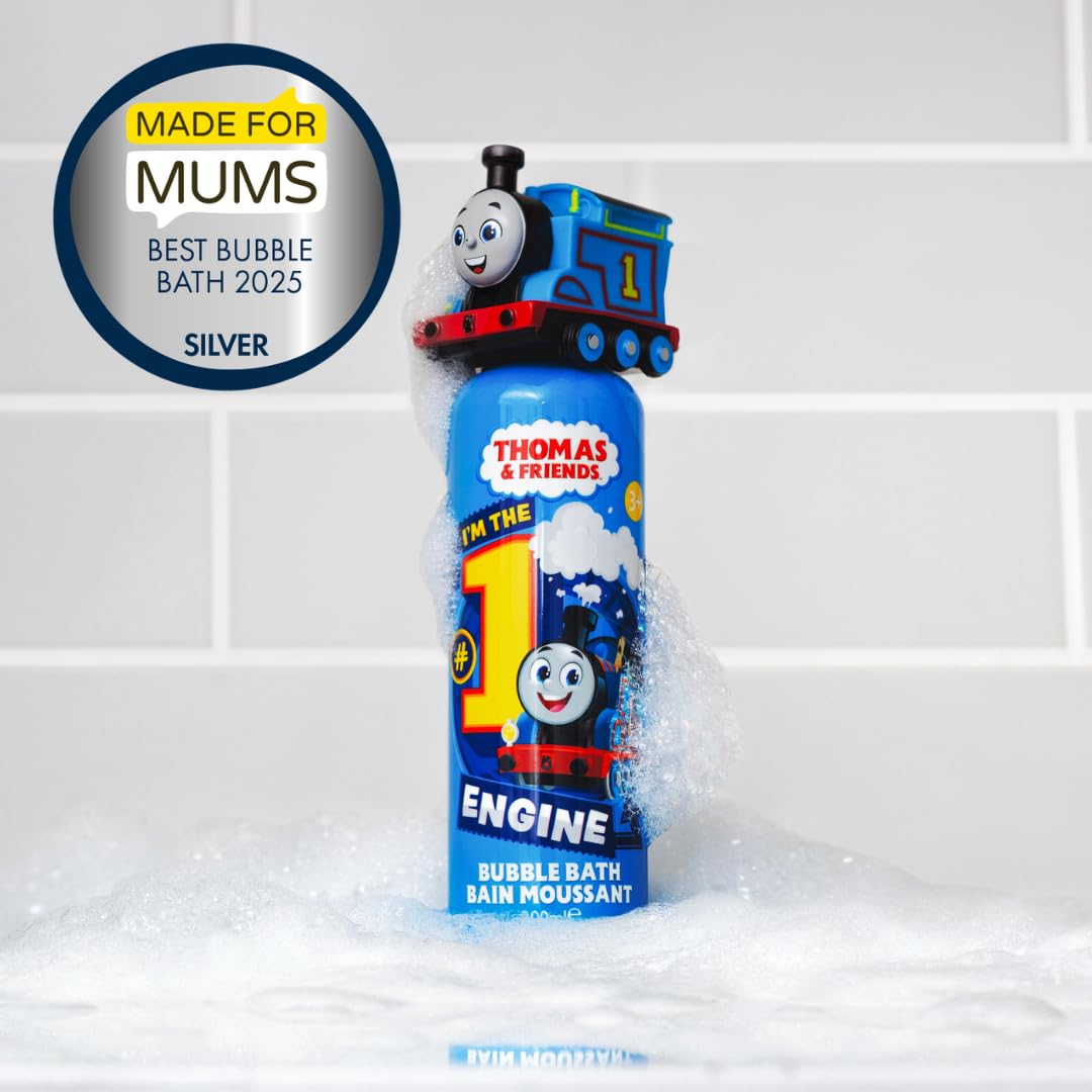 Thomas & Friends Bubble Bath with Toy Topper - 300ml, Melon, Age 3+