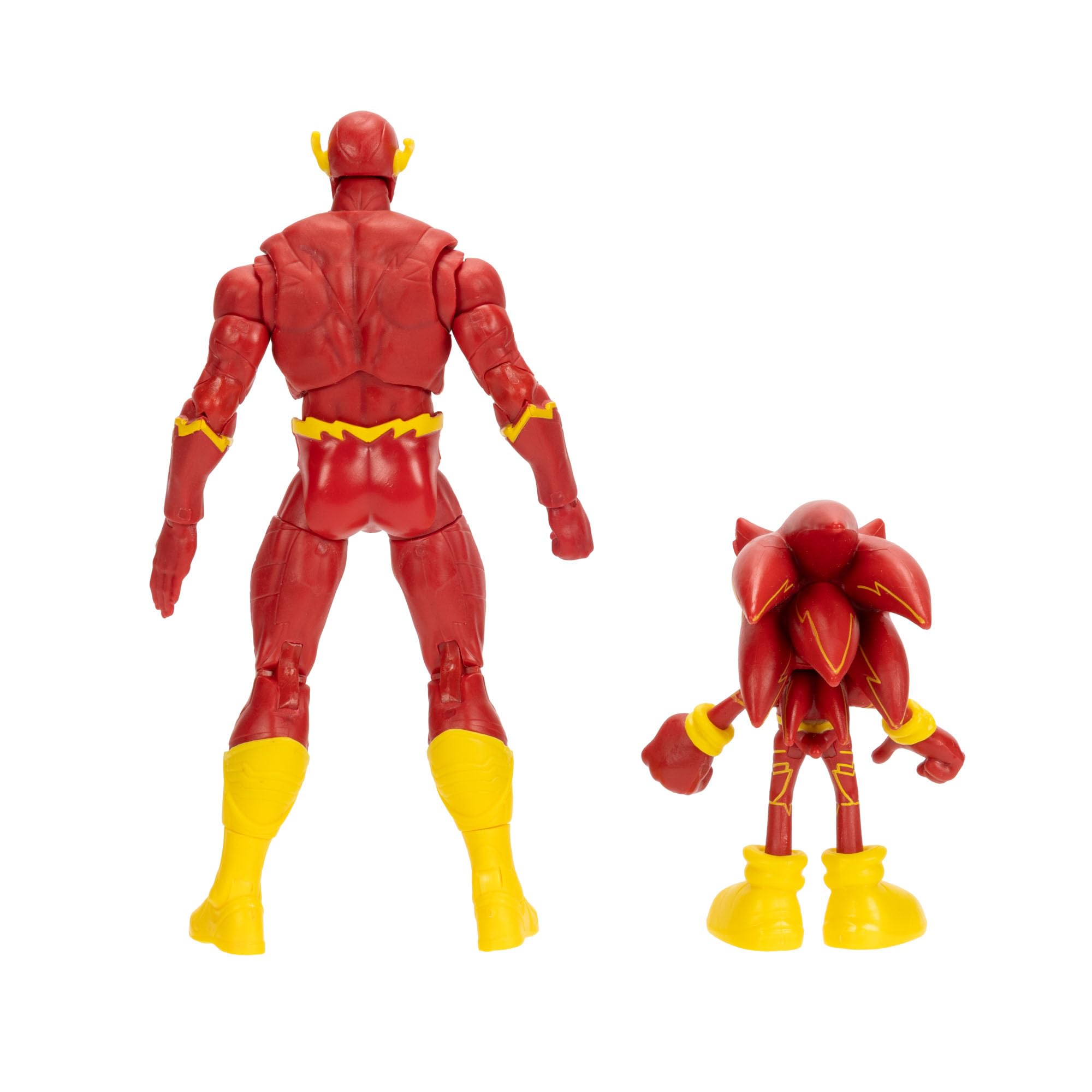 Sonic The Hedgehog DC Crossover Action Figure Multipack: Sonic as The Flash & Classic The Flash | 2.5" & 5" 2