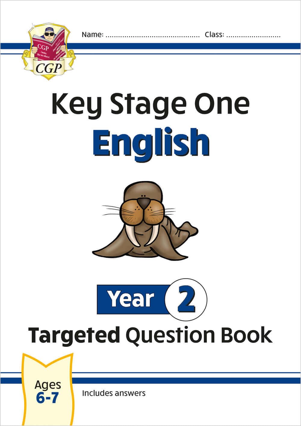 CGP Books KS1 English Year 2 Targeted Question Book - Ages 6-7 | 96 Pages | Paperback 1