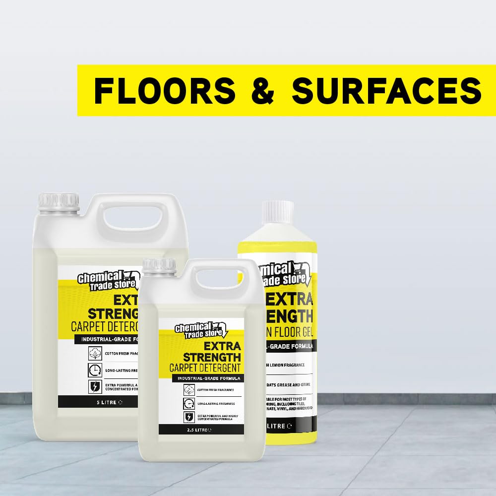 Chemical Trade Store Lemon Floor Gel - Industrial Strength Cleaner | 1L | Streak Free 6