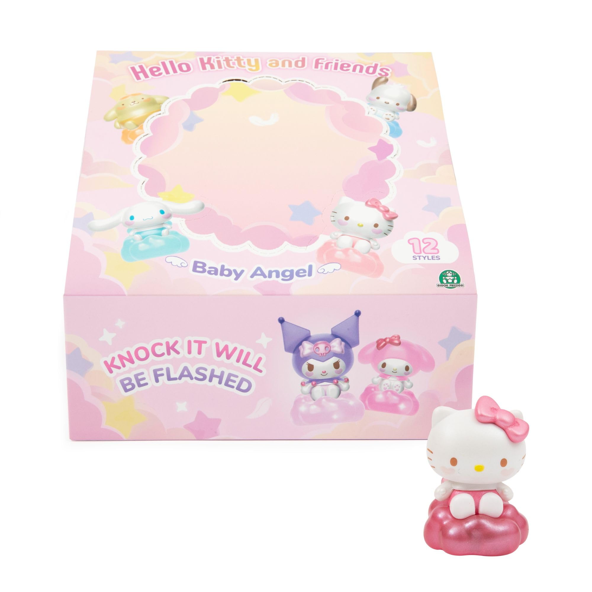 Hello Kitty Baby Angel Series - 1 Random Mini Figure Blind Bag (4cm, Light-Up or Matt Style) 1