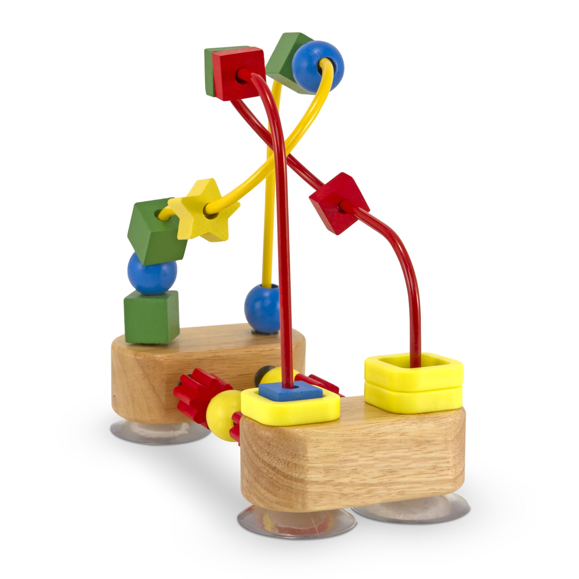Melissa & Doug First Bead Maze Wooden Toddler Activity Toy | 18 Beads, 3 Rings | Ages 12+ Months 5