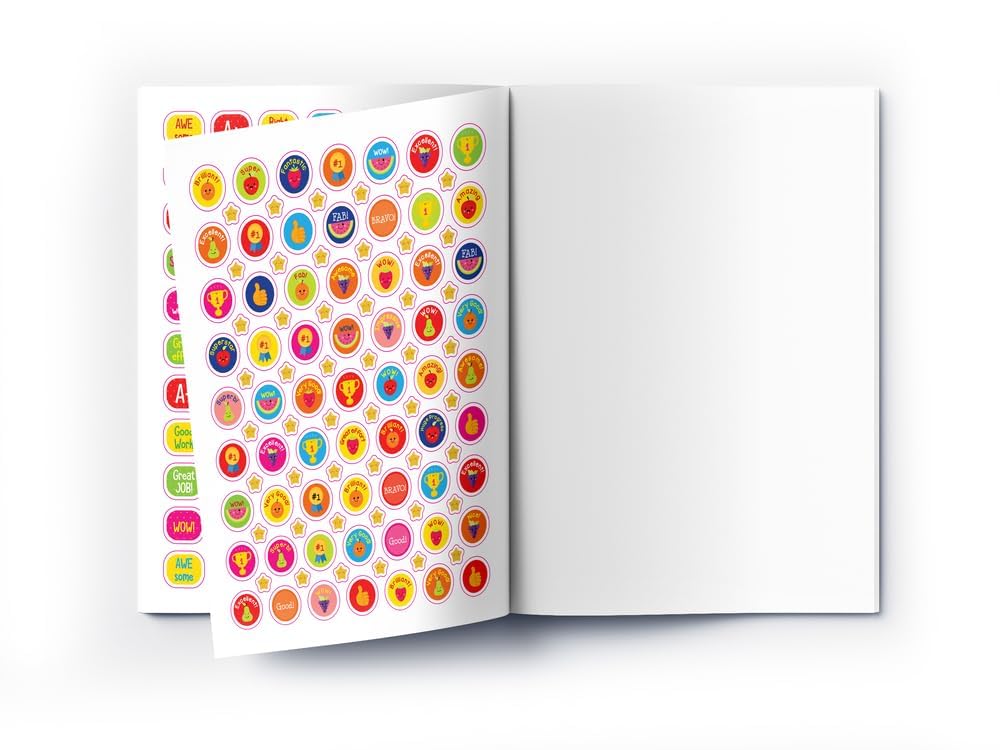 Wonder House 1800+ Reward Stickers Sticker Book - Ideal For Teachers And Parents | Paperback 5