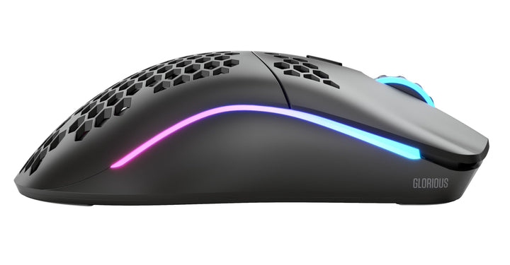 GLORIOUS Model O Wireless Gaming Mouse - 69g Superlight, Honeycomb Design, 19,000 DPI, 71H Battery, RGB, Ambidextrous, 2.4GHz Wireless - Matte Black