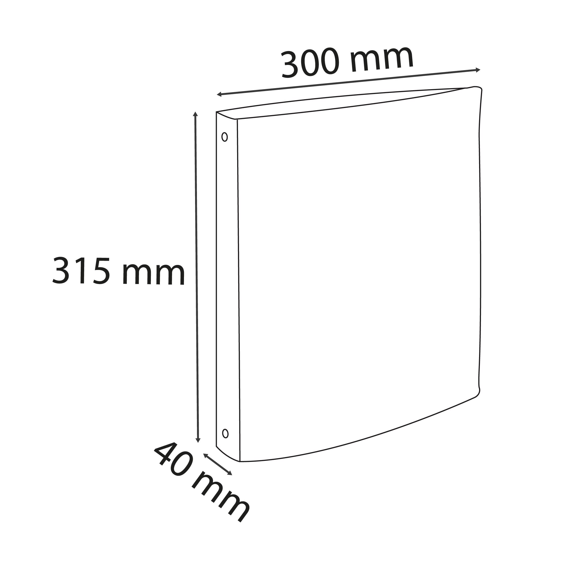Exacompta Aquarel D-Ring Binder - A4, 25mm Capacity, Pink 6