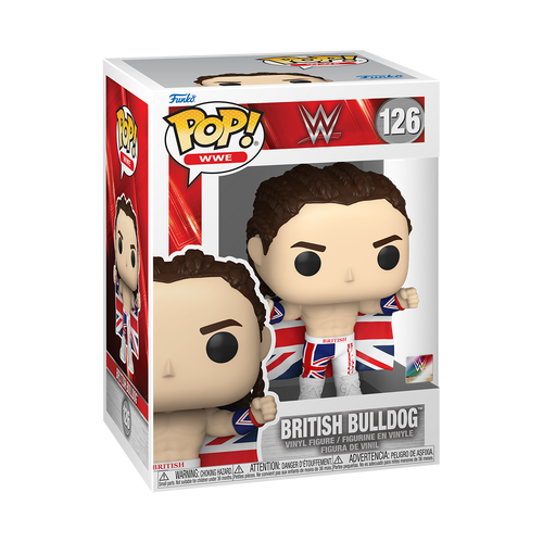 WWE: British Bulldog - Davey Boy Smith Funko 67396 Pop! Vinyl #126
