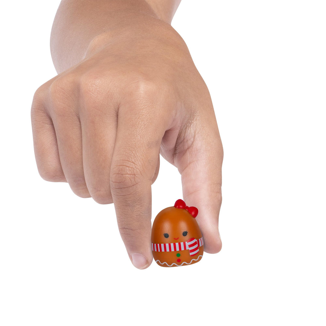 Squish-a-longs Holiday Advent Calendar 24 Day Countdown - 24 Mini-Squish Collectibles with Ring Accessory (Wave 3)