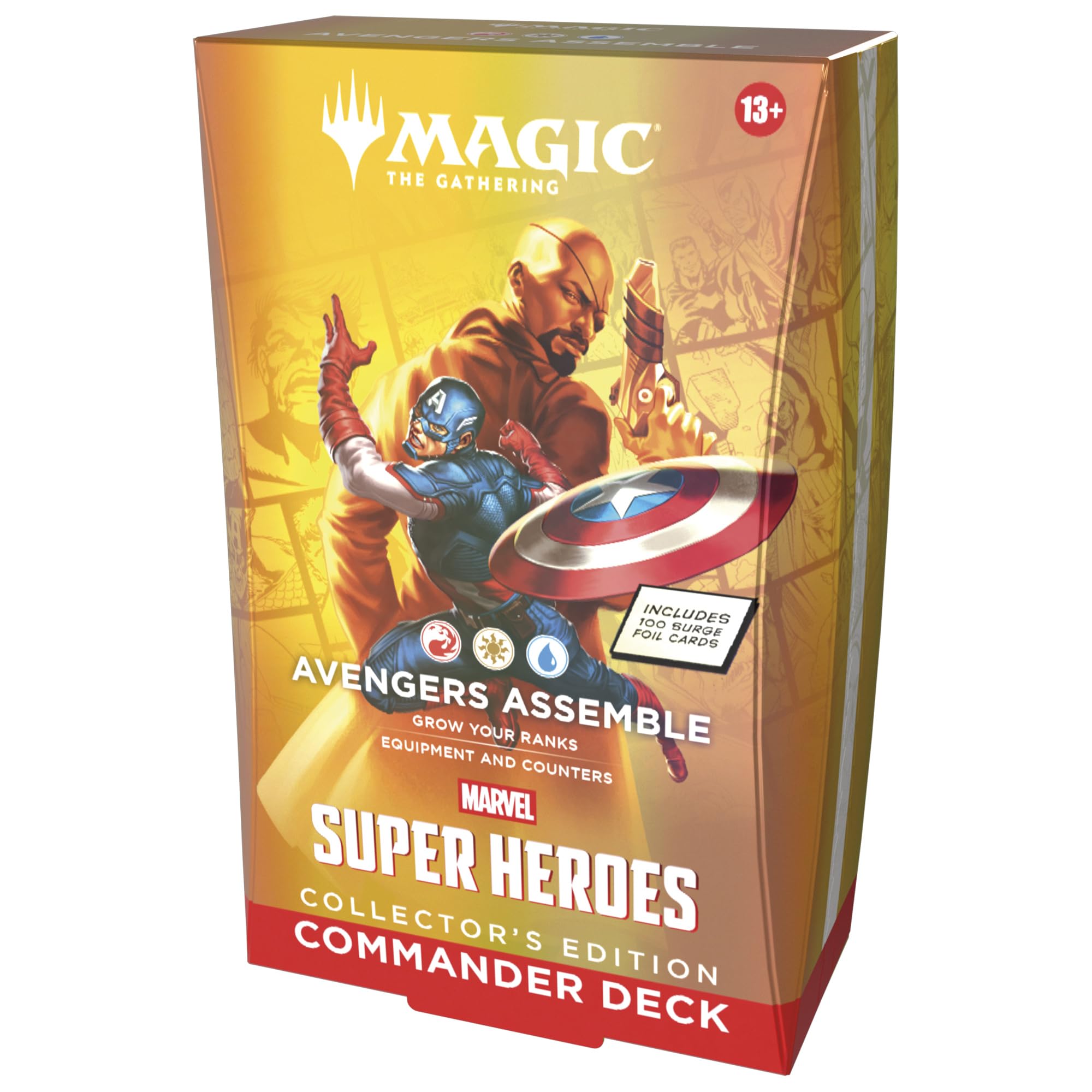 Magic: The Gathering - Marvel Super Heroes Collector’s Edition Commander Deck | All Surge Foil | Adult 1