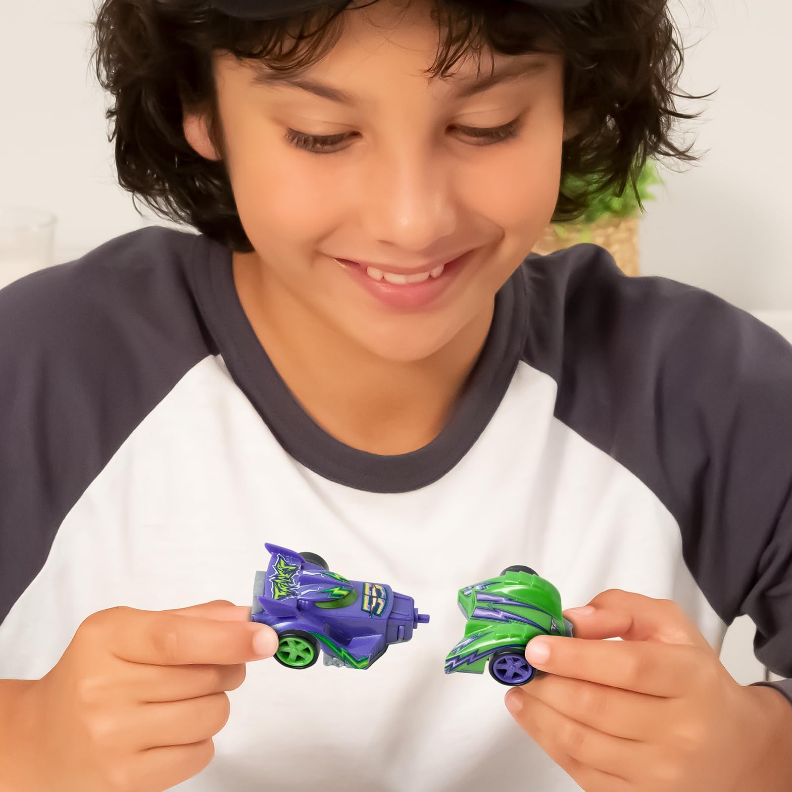 T-RACERS Mix ´N Race 3 Pack – Collectible Interchangeable Cars for Kids 3 Years and Up 12