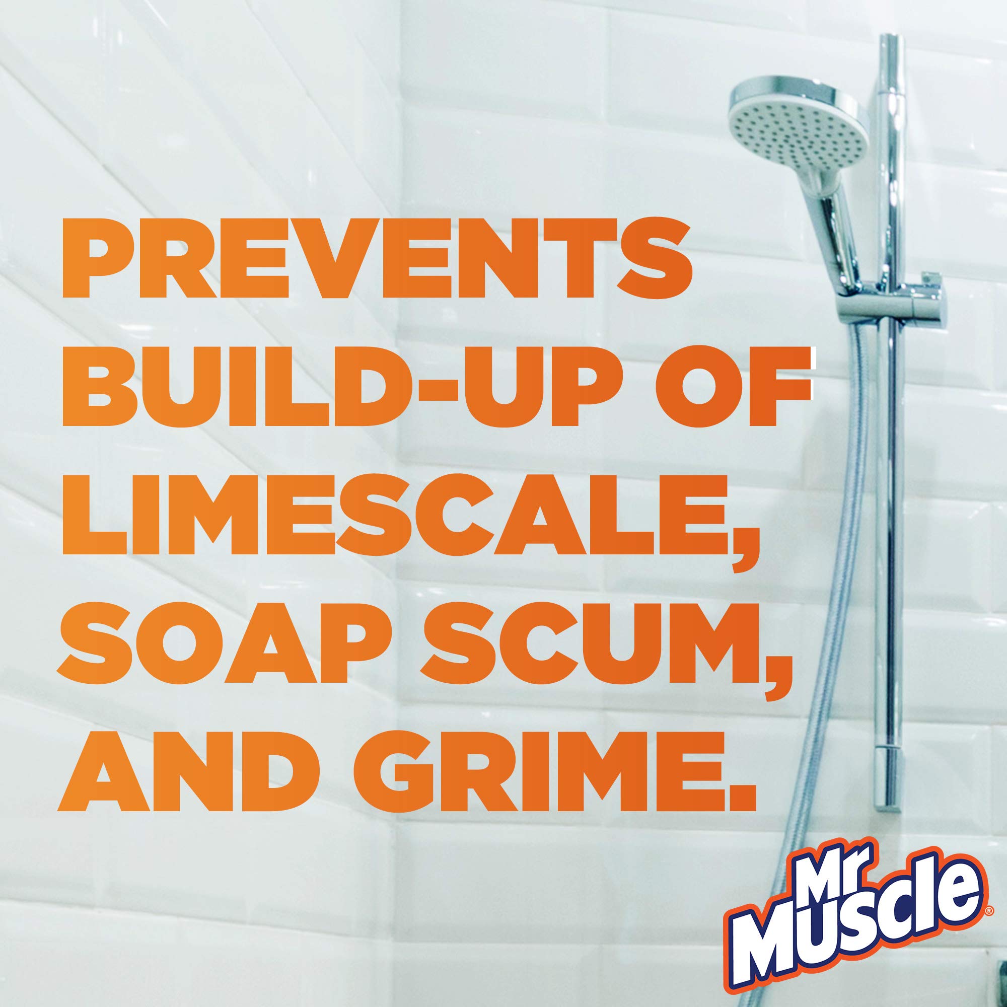 Mr Muscle Platinum Shower Shine Spray - Prevents Limescale & Soap Scum | 750 ml 3