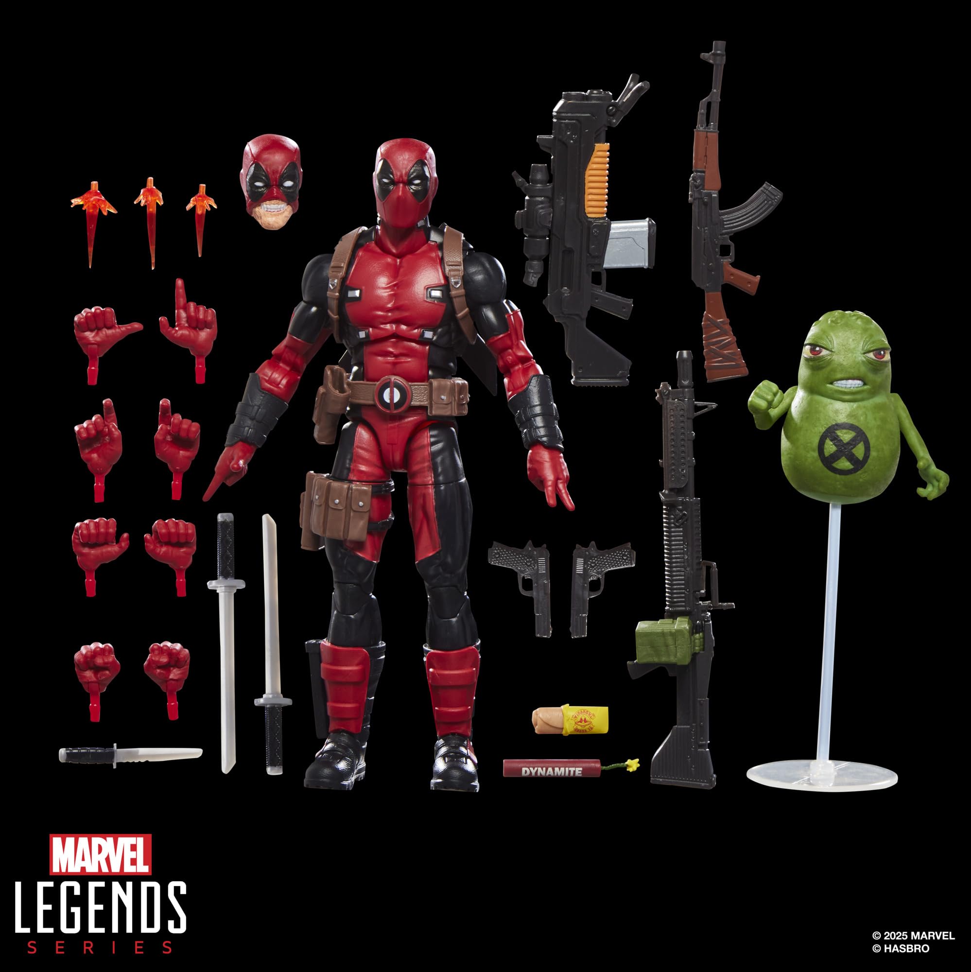 Marvel Legends Maximum Series Deadpool Action Figure with Doop - 6 Inch Collectible with 24 Accessories 11